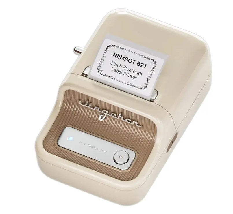 Niimbot B21 Portable Thermal Label Printer - Cream